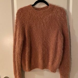 Pink Rose Fur Sweater